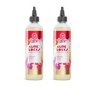 ALOÉ LOCKS | Sérum de Tratamiento con Hibisco | Repara Revitaliza y Estimula el Crecimiento | Hidratación Duradera | Hibisco Ricino y Baobab Ecológico | Cabello Seco y Quebradizo | Pack de 2 × 250 ml