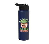 Aloe Threre I Aloe Vera Planta Jardinero Plantas Medicinales Stainless Steel Insulated Water Bottle