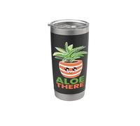 Aloe Threre I Aloe Vera Planta Jardinero Plantas Medicinales Vaso térmico de acero inoxidable de doble pared