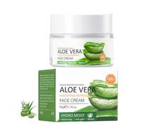 Aloe Vera Crema Hidratante Facial y Corporal, Crema de Aloe Vera Rostro, Crema Facial Mujer Hidratante y Nutritiva Para Día y Noche
