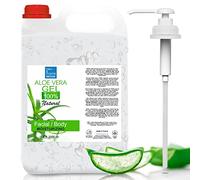 Aloe Vera Gel, Puro y Ecologico, 100% Natural, After Sun, Hidratante Facial Corporal, Reparador Cabello, Regenerador de la Piel, After Shave y Depilación, 2000 ml