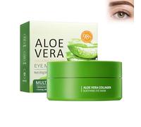 Aloe Vera Mascarilla De Colageno 80g, Máscaras Gel Para Ojos Hinchados, Alivia Las Ojeras Y La Hinchazón, Aloe Vera Naturel, Almohadillas Para Los Ojos Hidratante, Semana De Los Ojos Brillantes