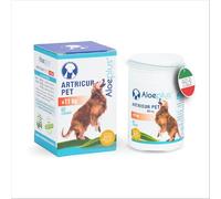 ALOEPLUS Artricur Pet Suplemento para Articulaciones de Perros de 11+ Kg - 100% Natural con Aloe Arborescens Bio, Espirulina, Boswellia y Garra del Diablo, Refuerza y Protege, 60 Cápsulas