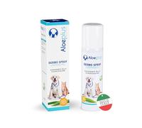ALOEPLUS Dermo Spray para Perros y Gatos 100ml - Cicatrizante, Calmante y Descongestionante para Piel Sensible, con Aloe Arborescens BIO contra Picazón e Irritaciones