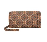 ALOEU Cartera larga con cremallera, cartera cero con piel sintética con purpurina, diseño delgado y largo para llevar a diario, elegante bolso minimalista para mujeres, trabajo, fiesta, accesorios de