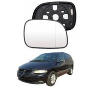 ALOEU Cristal de Espejo Retrovisor para Chrysler Voyager 1996-2000, Cristal de Retrovisor Exterior Calefacción Impermeable,left-1pcs