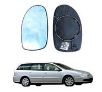ALOEU Cristal de Espejo Retrovisor para Citro-en C5 2001-2007 8151EV 8151EU 8151GP, Cristal de Retrovisor Exterior Calefacción Impermeable,left-1pcs