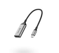 ALOGIC Adaptador Ultra USB-C Macho a DP (Hembra) - 4K @60Hz con LED 15cm