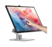 ALOGIC Clarity Fold Touch - Monitor 4K UHD de 32 pulgadas con entrega de energía de 65 W, cámara web, pantalla táctil y soporte plegable