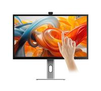 ALOGIC Clarity Pro Touch Monitor de Pantalla táctil 4K de 27 Pulgadas con cámara Web retráctil 4K de 8 MP, 100% sRGB, 97% DCI-P3, 99% Adobe RGB, 65W PD, hub 8 en 1, HDR 400, Soporte Ajustable, Panel