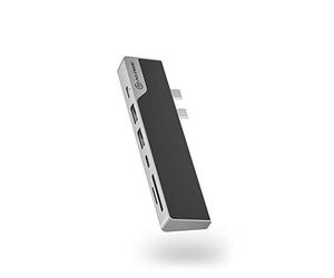 ALOGIC Concentrador USB-C 7 en 1 para MacBook, HDMI 4K, PD de 100 W, 2 Puertos de Datos USB-A 3.1 (Compatible con Thunderbolt 3), Base Nano Gen2, Lector de Tarjetas Micro/SD, para MacBook Pro/Air