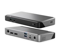ALOGIC Dual 4K Display Universal Docking Station DX2 con Carga de portátil de 65