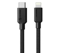 ALOGIC ELPC8P01-BK - Cable de teléfono móvil (1 m, USB C, compatible con Lightni