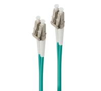 ALOGIC Glasfaserkabel LC-LC Multi Mode Duplex LSZH OM4 1.5m - Multimode Fiber - 1,5 m