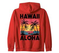 Aloha, Hawái, vacaciones en la isla de familiares y amigos Sudadera con Capucha