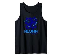 Aloha Hawaii Blue Hibiscus Camiseta sin Mangas