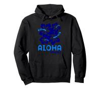 Aloha Hawaii Blue Hibiscus Sudadera con Capucha