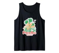 Aloha Hawaii Paradise Vacaciones de Verano en la Isla Tropical Camiseta sin Mangas