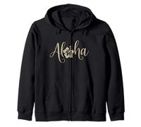 Aloha Hawaiian Hibiscus Flower Surfista Maui Kauai Hawaii Sudadera con Capucha