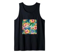 Aloha Hibiscus Flowers oahu maui Kauai Live pono Luna de Miel Camiseta sin Mangas