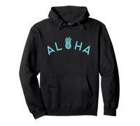 Aloha Modern Pineapple Hawái Sudadera con Capucha