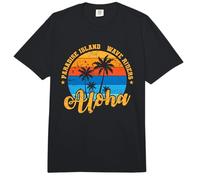 Aloha Paradise Island Wave Rides Surf Comfort Colors Adult Heavyweight T-Shirt
