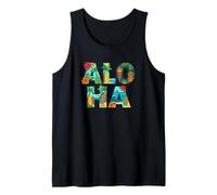 Aloha Tropical Hawaiian Vacation Island Viajero Camiseta sin Mangas