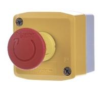 Alojamiento con seta roja 1 contacto NA, 1 NC - Parada de emergencia completa IP65 XALK178E | Schneider Electric | XALK178E | Ap/to de mando y de aviso