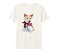 Aloka - El Paseo por la Paz Perro Difundiendo Esperanza Acuarela Camiseta Premium