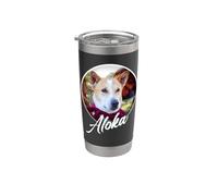 Aloka - El Paseo por la Paz Perro Monje Esparciendo Esperanza Vaso térmico de acero inoxidable de doble pared