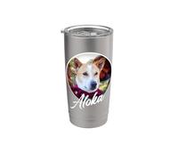 Aloka - El Paseo por la Paz Perro Monje Esparciendo Esperanza Vaso térmico de acero inoxidable de doble pared