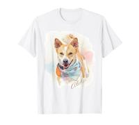 Aloka - The Walk for Peace Dog Spreading Hope Watercolor Camiseta
