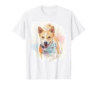 Aloka - The Walk for Peace Dog Spreading Hope Watercolor Camiseta gráfica económica