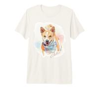 Aloka - The Walk for Peace Dog Spreading Hope Watercolor Camiseta Premium