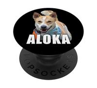 Aloka - The Walk for Peace Monk Dog Spreading Hope PopSockets PopGrip Adhesivo
