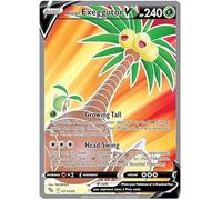 Alolan Exeggutor V 071/078 Rare Ultra Pokemon Card (Pokemon GO Special TCG Set) + 1 x TitanCards® Toploader