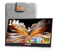 ALOLG Monitor portátil de 16" y 144 Hz, FHD IPS de 1920 × 1200, Plug & Play, Segundo Monitor Externo con Puerto USB-C Mini HDMI, Segunda Pantalla Compatible con PC, teléfono, Mac y XB.