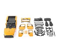 Alomejor 1/10 RC Carrito DE Car Carro Durable Kit sin Ensamblar para SCX10 90046 313 Mm Accesorio DE Carcasa Carrocería Automóvil Abierto, Divertido para Ensamblar, Entusiastas RC (Yellow)