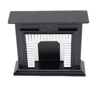 Alomejor 1:12 Chimenea de Casa de Muñecas en Miniatura, Accesorios de Decoración de la Casa de Muñecas Vintage para Coleccionistas y Entusiastas