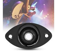 Alomejor 1 4 Conector de Entrada de Guitarra Conector de Guitarra de Metal Reemplazo de Montaje en Panel de 6,35 Mm con 2 Tornillos Conexión Apretada Fácil Instalación para Bajistas de Eléctrica