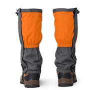 Alomejor 1 par de Botas de Nieve Leggings Polainas Impermeables de Invierno Cubierta de Zapatos Deportivos al Aire para Escalada Senderismo Montar a Caballo(Orange)