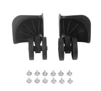 Alomejor 1 Par de Ruedas de Repuesto para Maleta de Equipaje, Rueda Giratoria Universal de Nailon para Reparación de Maletas con Ruedas