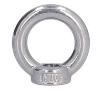Alomejor 10 Anillos de Tuerca de Elevación de Acero Inoxidable, Cierre de Alta Resistencia para Maquinaria y Equipos Forestales (M3)