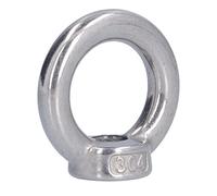 Alomejor 10 Anillos de Tuerca de Elevación de Acero Inoxidable, Cierre de Alta Resistencia para Maquinaria y Equipos Forestales (Msh)