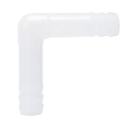 Alomejor 10 Conectores de Tubo de Aire para Acuario, Accesorios de Bomba de Oxígeno ABS Duraderos para Pecera, Válvula de Control de Flujo de Aire de 8 Mm, Conector de Cabeza Curvada para Creación
