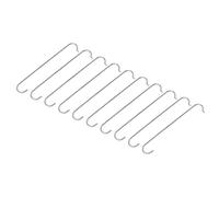 Alomejor 10 Ganchos de Cadena de Bicicleta de Acero Inoxidable, Herramienta de Alta Resistencia, Herramienta de Reparación de Conexión para Bicicleta de Carretera de Montaña