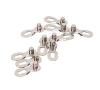 Alomejor 10 Pares de Eslabones Rápidos de Cadena de 11 Velocidades, Conector de Cadena de Bicicleta de Carretera de Montaña para Ciclismo Plateado