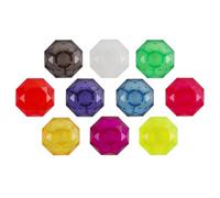 Alomejor 10 Protectores para Pedales de Efectos de Guitarra, Cubiertas Protectoras Antideslizantes para Pedales de Guitarra con Superficie de Paso Ampliada para Músicos (RPP-3 Estilo Diamante