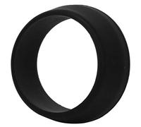 Alomejor 10 Unidades Funda Protectora de Silicona para Tija de Sillín de Bicicleta - Impermeable, Anti-Polvo y Antideslizante - Compatible con Diámetros de 25-30 mm - Color Negro -