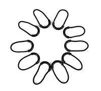 Alomejor 10 unids/Bolsa Tiradores de la Cremallera Cuerda Clip Hebilla para Ropa Mochilas Chaquetas Casos de Viaje Equipaje Monederos Bolso